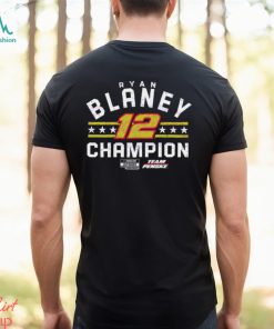 Ryan Blaney Team Penske NASCAR Cup Series Champion Shirt