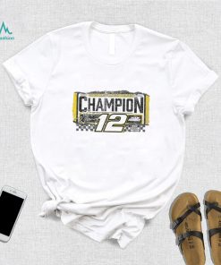 Ryan Blaney Team Penske Women's 2023 NASCAR Cup Series Champion T Shirt