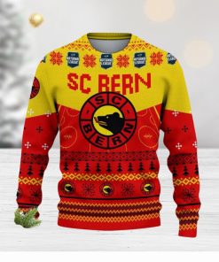 SC Bern Snowflakes Tree Custom Name Ugly Christmas Sweater New For Fans Gift Holidays Christmas
