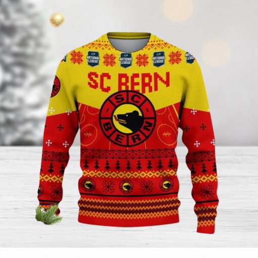 SC Bern Snowflakes Tree Custom Name Ugly Christmas Sweater New For Fans Gift Holidays Christmas