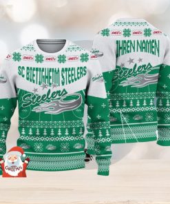 SC Bietigheim Bissingen 3D Ugly Christmas Sweater Christmas Holiday Gift Custom Name For Men And Women