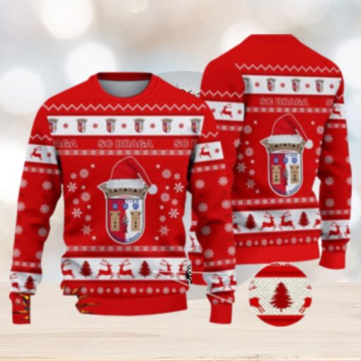 SC Braga 3D Ugly Christmas Sweater For Men And Women Sport Fans