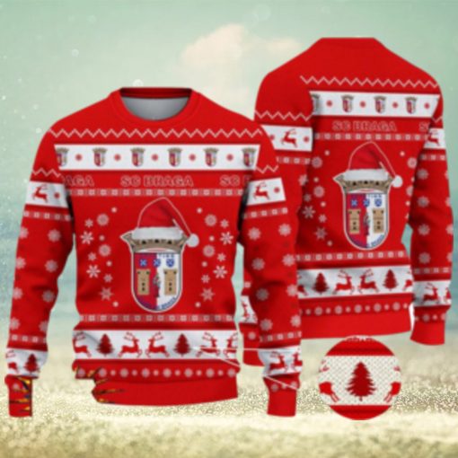 SC Braga 3D Ugly Christmas Sweater For Men And Women Sport Fans