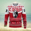 Bobcat Santa Hat Pattern Ugly Christmas Sweater For Men And Women