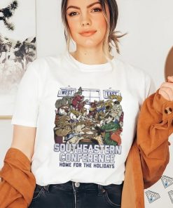 SEC Football Mascots Home For The Holidays 2023 T shirt