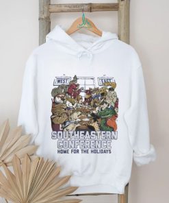 SEC Football Mascots Home For The Holidays 2023 T shirt