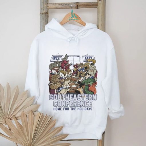 SEC Football Mascots Home For The Holidays 2023 T shirt