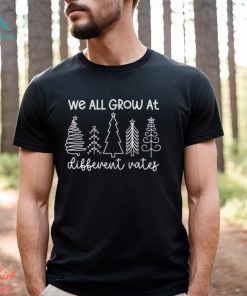 SPED Teacher Christmas We All Grow At Different Rates Shirt