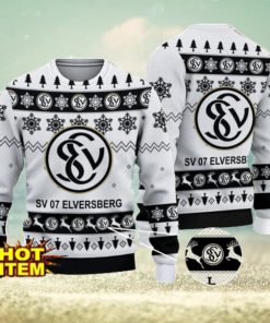 SV 07 Elversberg 3D Christmas Ugly Christmas Sweater Christmas Gift Bundesliga Fans