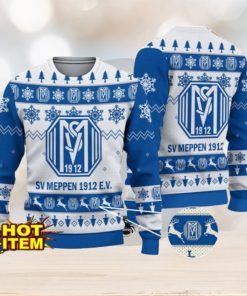 SV Meppen 3D Christmas Ugly Christmas Sweater Christmas Gift Bundesliga Fans