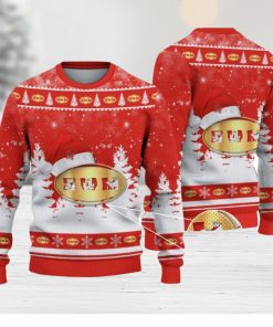 SWM Motorcycles Logo Wearing Santa Hat Christmas Gift Ugly Christmas Sweater Christmas Gift Ideas