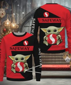 Safeway Baby Yoda Ugly Christmas Sweater