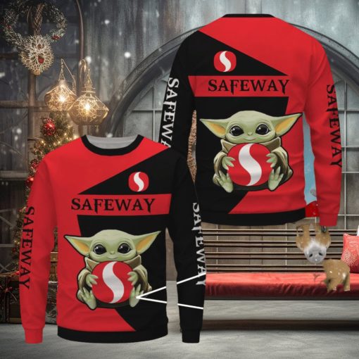 Safeway Baby Yoda Ugly Christmas Sweater