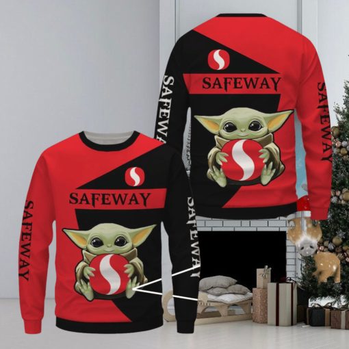 Safeway Baby Yoda Ugly Christmas Sweater