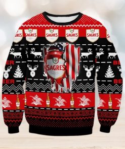 Sagres Beer Ugly Christmas Sweater, Gift for Christmas Holiday