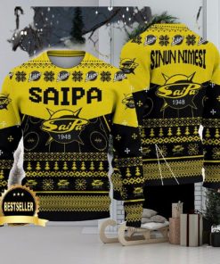 SaiPa Ugly Christmas Sweater Logo Custom Name Gift Fans