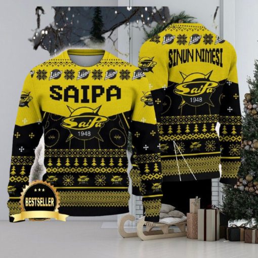 SaiPa Ugly Christmas Sweater Logo Custom Name Gift Fans