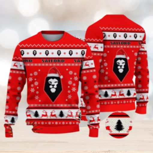 Salford City 3D Ugly Christmas Sweater For Men And Women Sport Fans