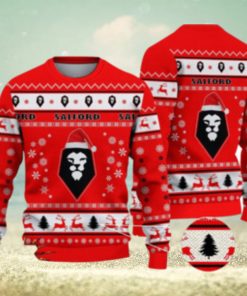 Salford City 3D Ugly Christmas Sweater For Men And Women Sport Fans