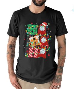 Sally hat santa reindeer ho ho ho merry christmas shirt