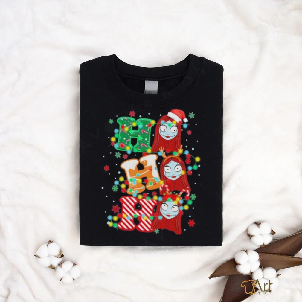 Sally hat santa reindeer ho ho ho merry christmas shirt Sally hat santa reindeer ho ho ho merry christmas shirt