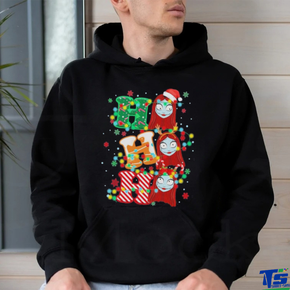 Sally hat santa reindeer ho ho ho merry christmas shirt Sally hat santa reindeer ho ho ho merry christmas shirt