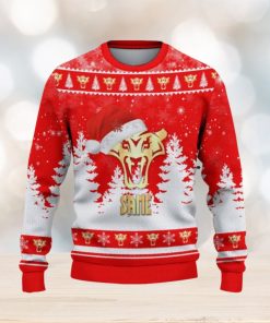 Same Logo Wearing Santa Hat Trending Christmas Gift AOP Ugly Christmas Sweater Men Women Winter Gift