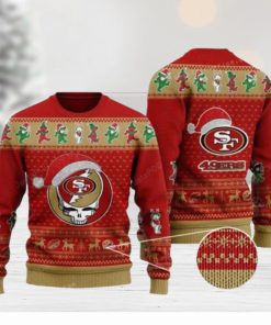 San Francisco 49Ers Grateful Dead Ugly Christmas Sweaters