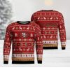 New Orleans Saints Christmas Snowflakes Reindeer Ugly Christmas Sweaters