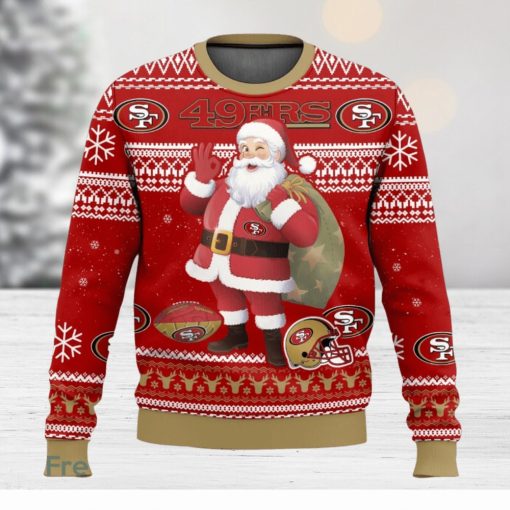 San Francisco 49ers All Over Printed Ugly Christmas Sweater Trending Christmas Gift Ideas