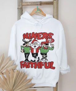 San Francisco 49ers Niners Faithful Santa Reindeer Elf Christmas Shirt