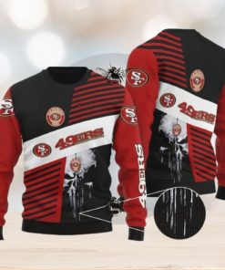 San Francisco 49ers Sweater All Over Print 3D Skull printed Ugly Christmas Sweater