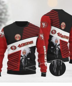 San Francisco 49ers Sweater All Over Print 3D Skull printed Ugly Christmas Sweater