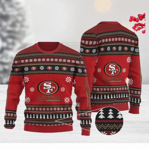 San Francisco 49ers Sweater All Over Print 3D fans Ugly Christmas Sweater