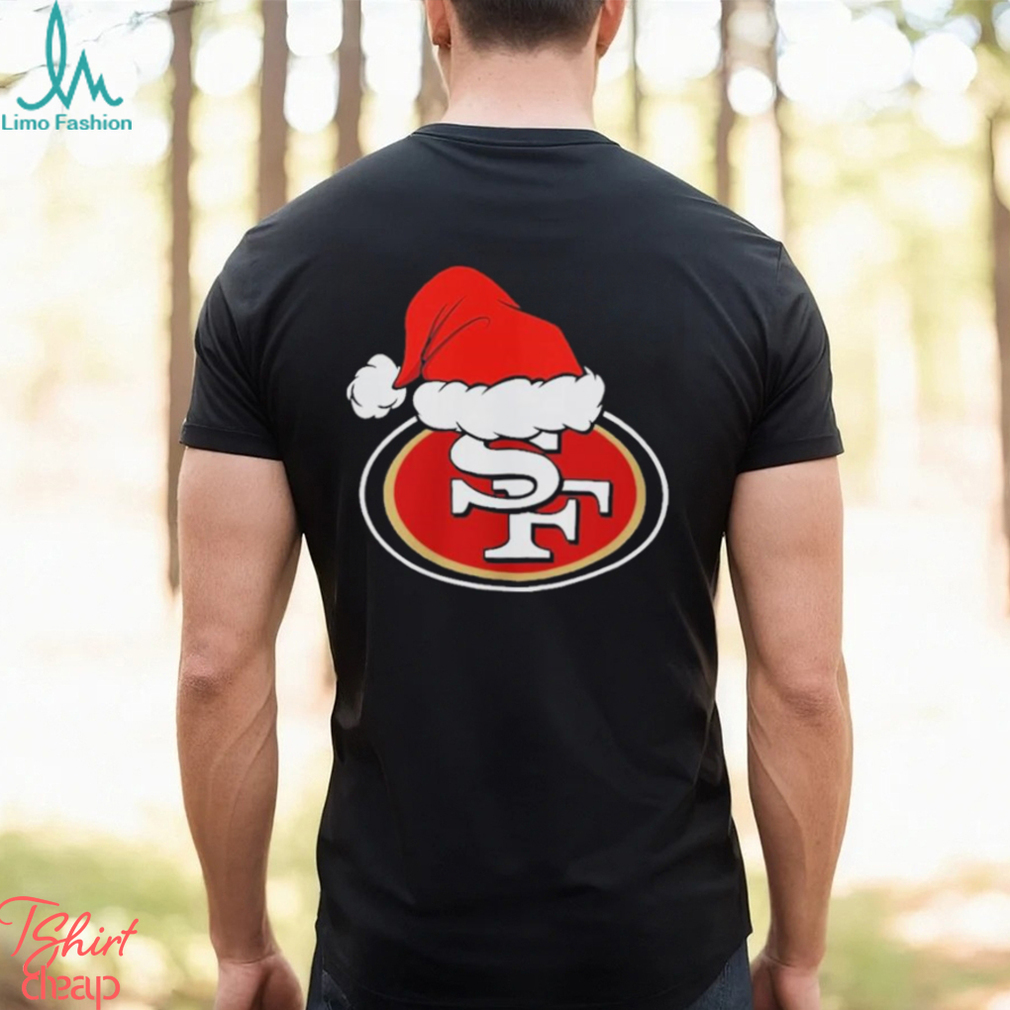 San Francisco 49ers logo Santa Hat Christmas 2023 Shirt San Francisco 49ers logo Santa Hat Christmas 2023 Shirt