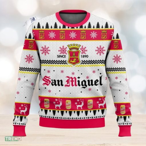 San Miguel All Over Printed Ugly Christmas Sweater Trending Christmas Gift Ideas