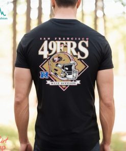 San francisco 49ers new era red bold helmet shirt