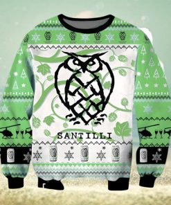 SantIlli Beer Ugly Christmas Sweater, Gift for Christmas Holiday