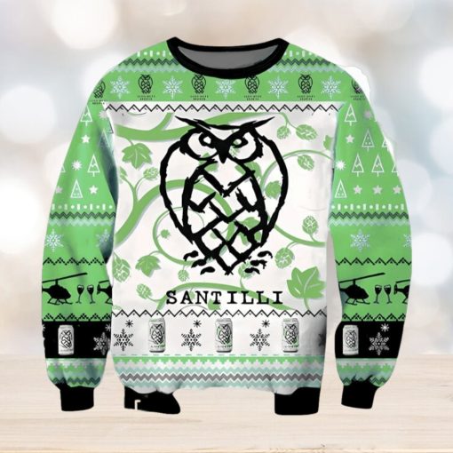 SantIlli Beer Ugly Christmas Sweater, Gift for Christmas Holiday