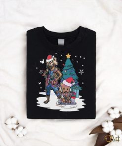 Santa Baby Groot And Rocket Christmas Shirt