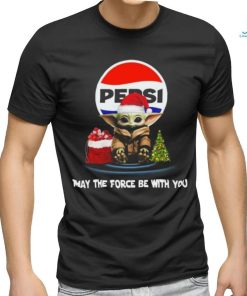 Santa Baby Yoda Pepsi May The Force Be With You Christmas shirt