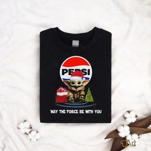 Santa Baby Yoda Pepsi May The Force Be With You Christmas shirt