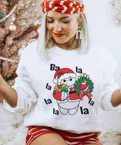 Santa Baymax La La La Christmas Wreath Shirt