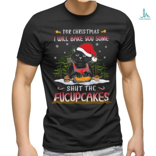 Santa Cat Baking Shut Fucupcakes Shirt
