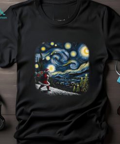 Santa Christmas Winter Snowy Night Classic T Shirt, hoodie, sweater, long sleeve and tank top Santa Christmas Winter Snowy Night Classic T Shirt