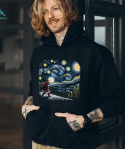Santa Christmas Winter Snowy Night Classic T Shirt, hoodie, sweater, long sleeve and tank top Santa Christmas Winter Snowy Night Classic T Shirt