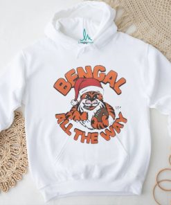 Santa Claus Cincinnati Bengals Bengal All The Way Christmas shirt, hoodie, sweater, long sleeve and tank top Santa Claus Cincinnati Bengals Bengal All The Way Christmas shirt