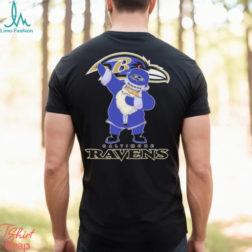 Santa Claus Dabbing Christmas Baltimore Ravens Shirt