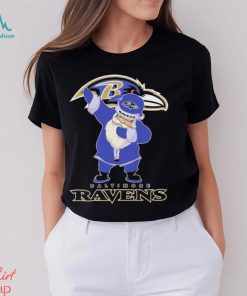 Santa Claus Dabbing Christmas Baltimore Ravens Shirt