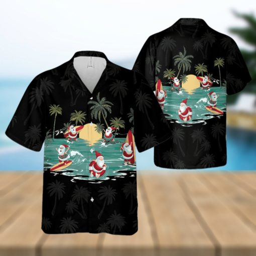 Santa Claus Hawaiian Shirt Christmas Aloha Hawaiian Shirt